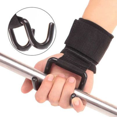 Weight lifting double hooks/Crochets de levage de poids / خطافات رفع الأثقال