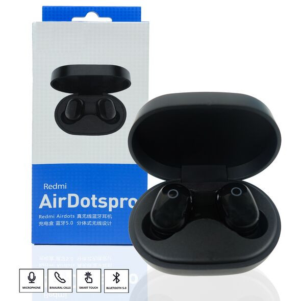 سماعات الأذن اللاسلكية ذات جودة عالية مع علبة شحن REDMI Ecouteurs Bluetooth Sans Fil Avec Boîte De Charge AirDots Pro
