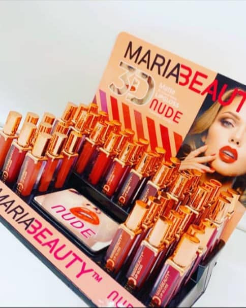 ملمع الشفاه Matte 3D Nude من Maria Beauty™
