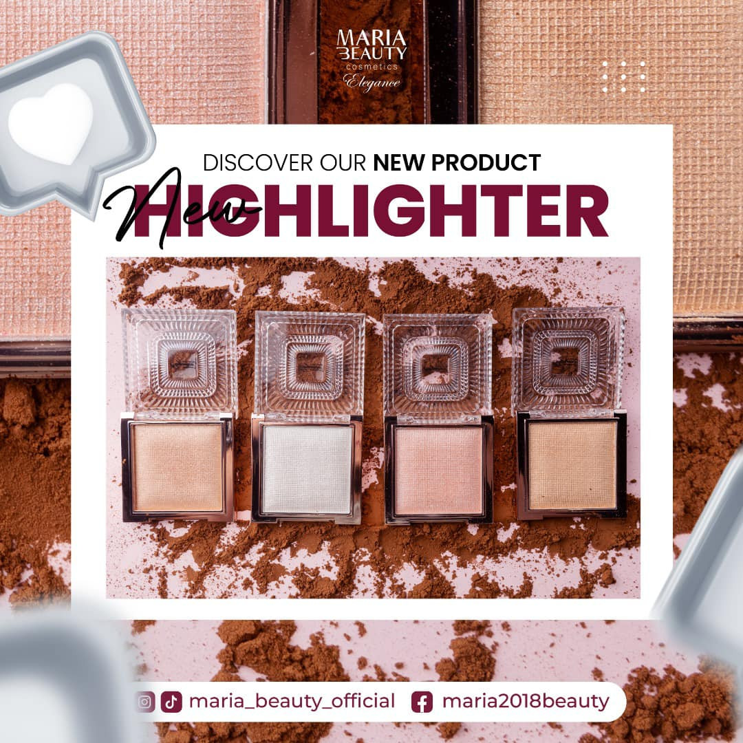 بودرة اضاءة للوجه من Maria Beauty Elegance