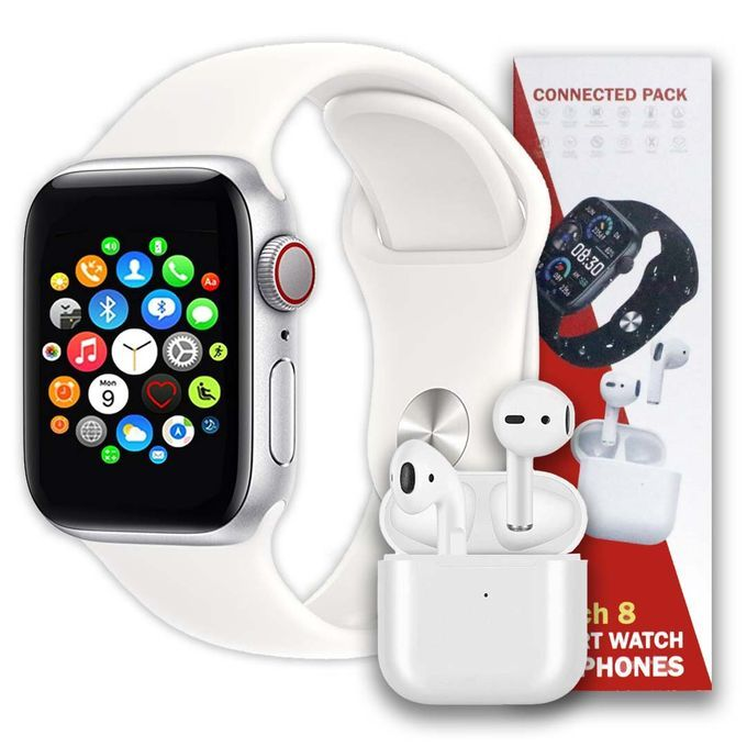Connected pack smart watch Earphones